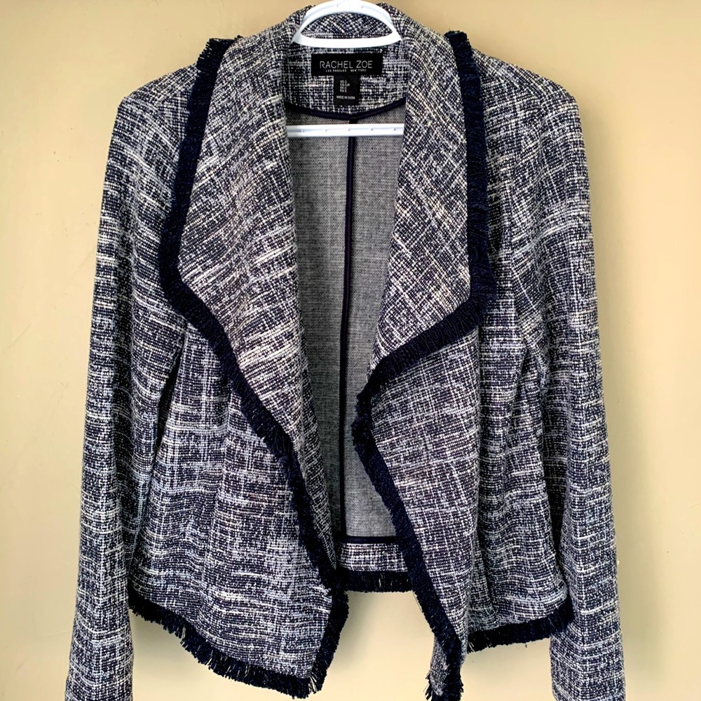 Rachel Zoe Tweed Like Jacket